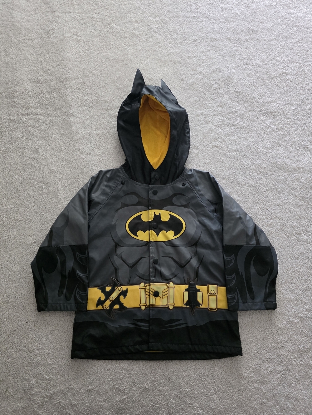 Western Chief Batman Everlasting Raincoat, Toddler Size 4T, GUC - Black - Picture 14 of 14